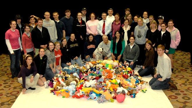 Chaser and her toys